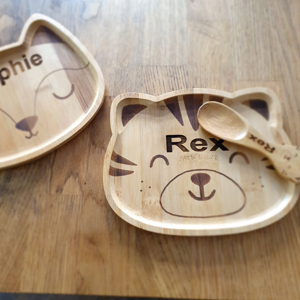 
                  
                    Childs Bamboo Plate and spoon Set | Keep Things Personal
                  
                
