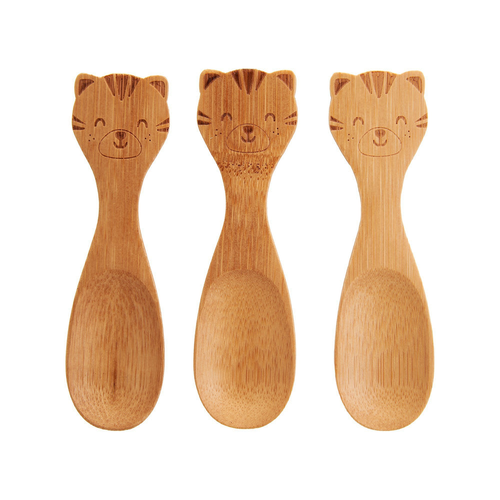 
                  
                    Toddlers Bamboo Plate and Spoons Set | Keep Things Personal
                  
                