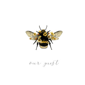 
                  
                    Bee our guest Digital Download bumble bee wall print - Keep Things Personal
                  
                