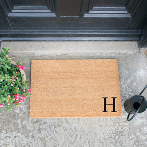 
                  
                    Corner Monogram Personalised Doormat - Keep Things Personal
                  
                