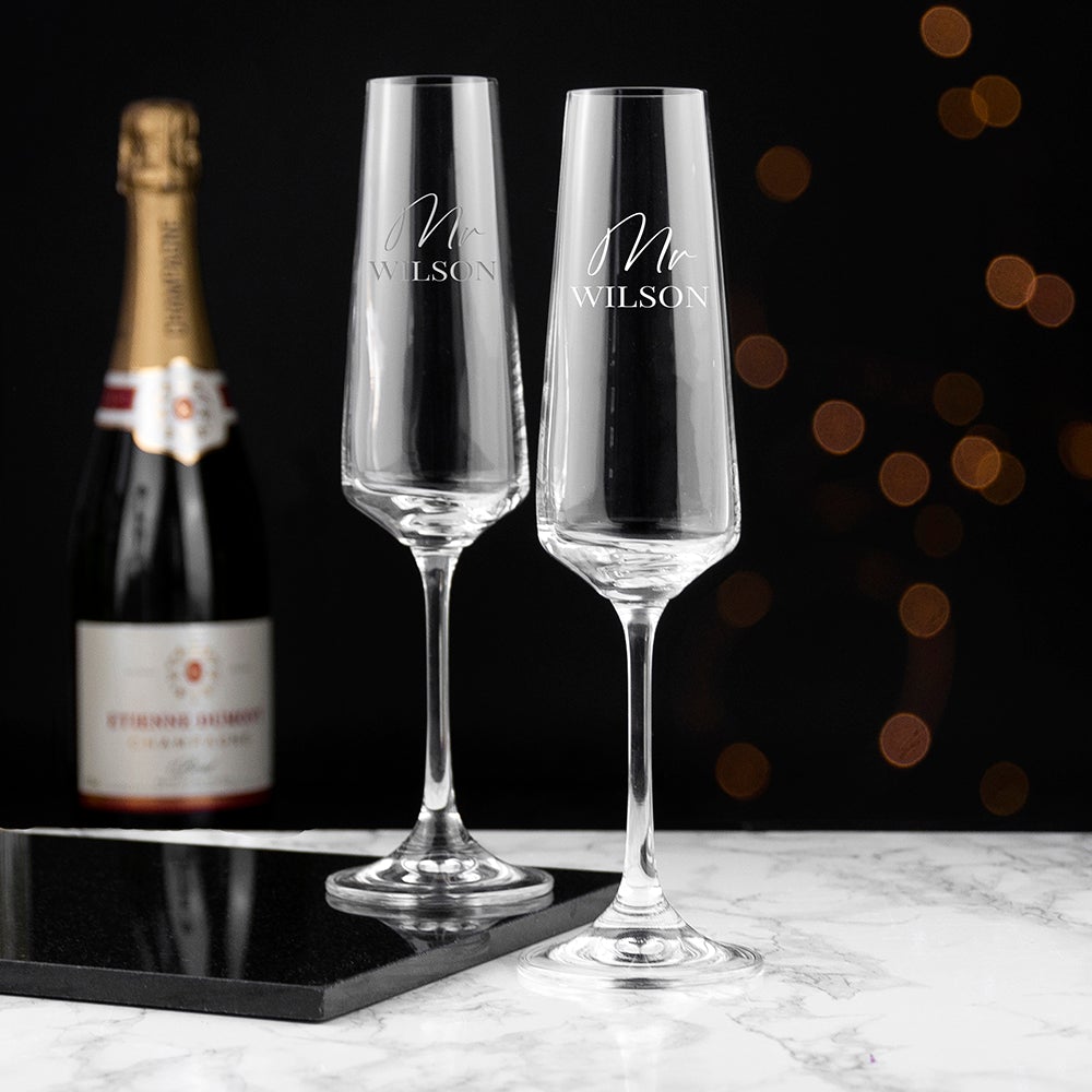 
                  
                    Couples Personalised Champagne Flute Set - Keep Things Personal
                  
                