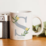 Floral Initial Mug - Keep Things Personal