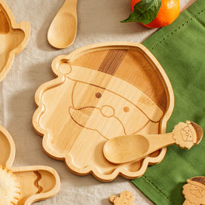 
                  
                    Kids Bamboo Christmas Dinner  Plate - Keep Things Personal
                  
                