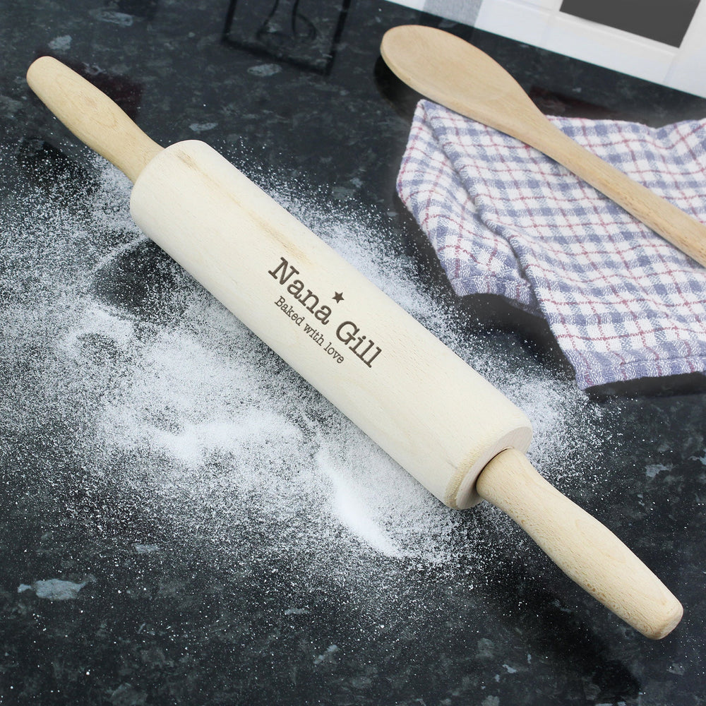 Personalised Bakers Rolling Pin - Keep Things Personal