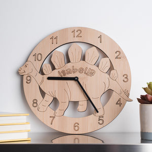 
                  
                    Personalised Dinosaur Clock - Keep Things Personal
                  
                