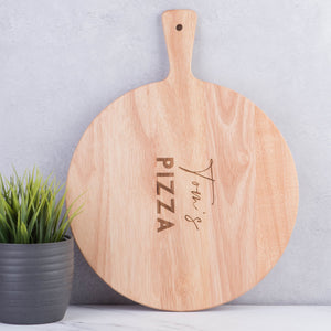 
                  
                    Large Personalised Pizza Serving Board | Keep Things Personal
                  
                