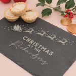 Personalised Slate place mats Christmas Dinner Keep Things Personal