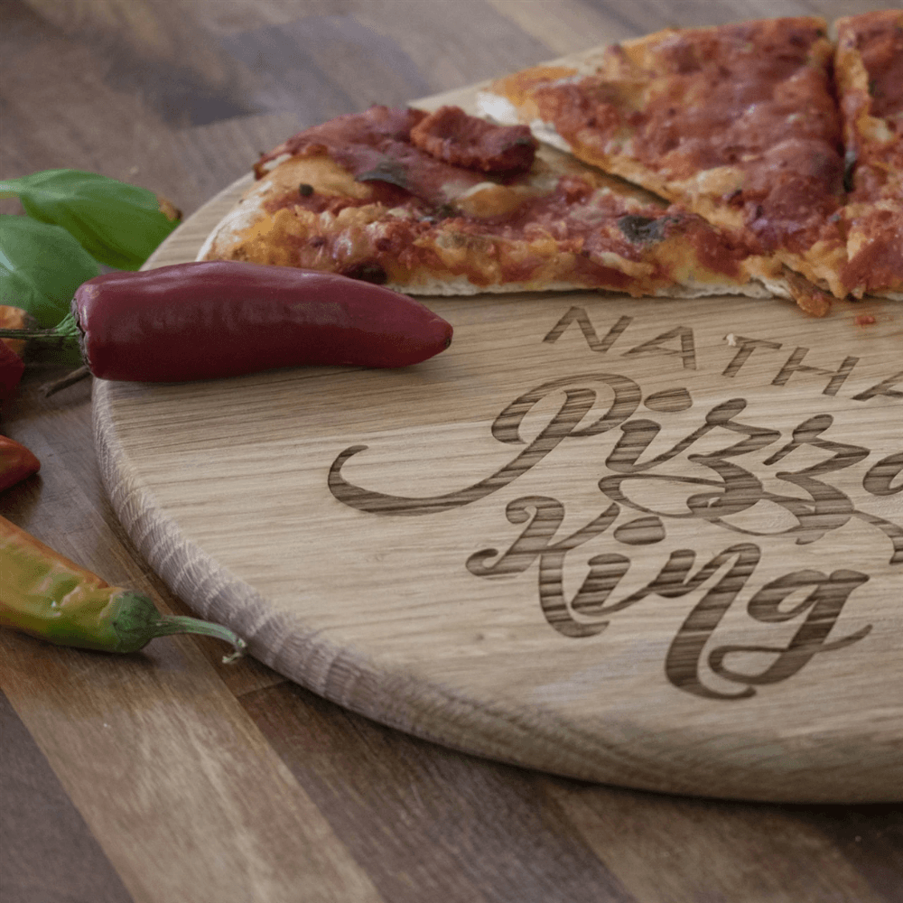 Pizza Board in Acacia Wood - Keep Things Personal