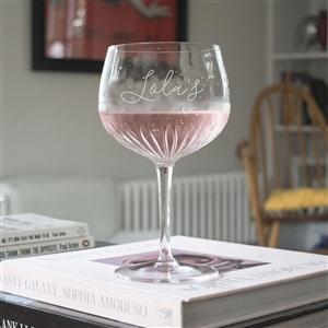 personalised crystal gin Glass - Keep Things Personal