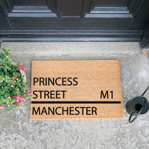 
                  
                    Street Name Doormat - Keep Things Personal
                  
                