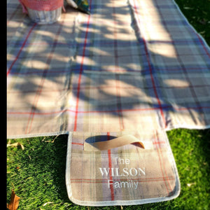 
                  
                    Tweed waterproof backed picnic rug - Keep Things Personal
                  
                