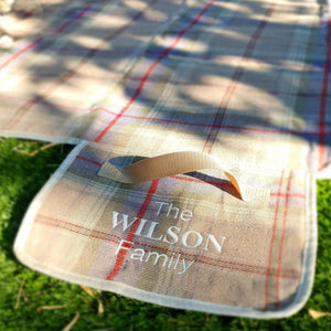 
                  
                    Personalised Tweed picnic blanket - Keep Things Personal
                  
                