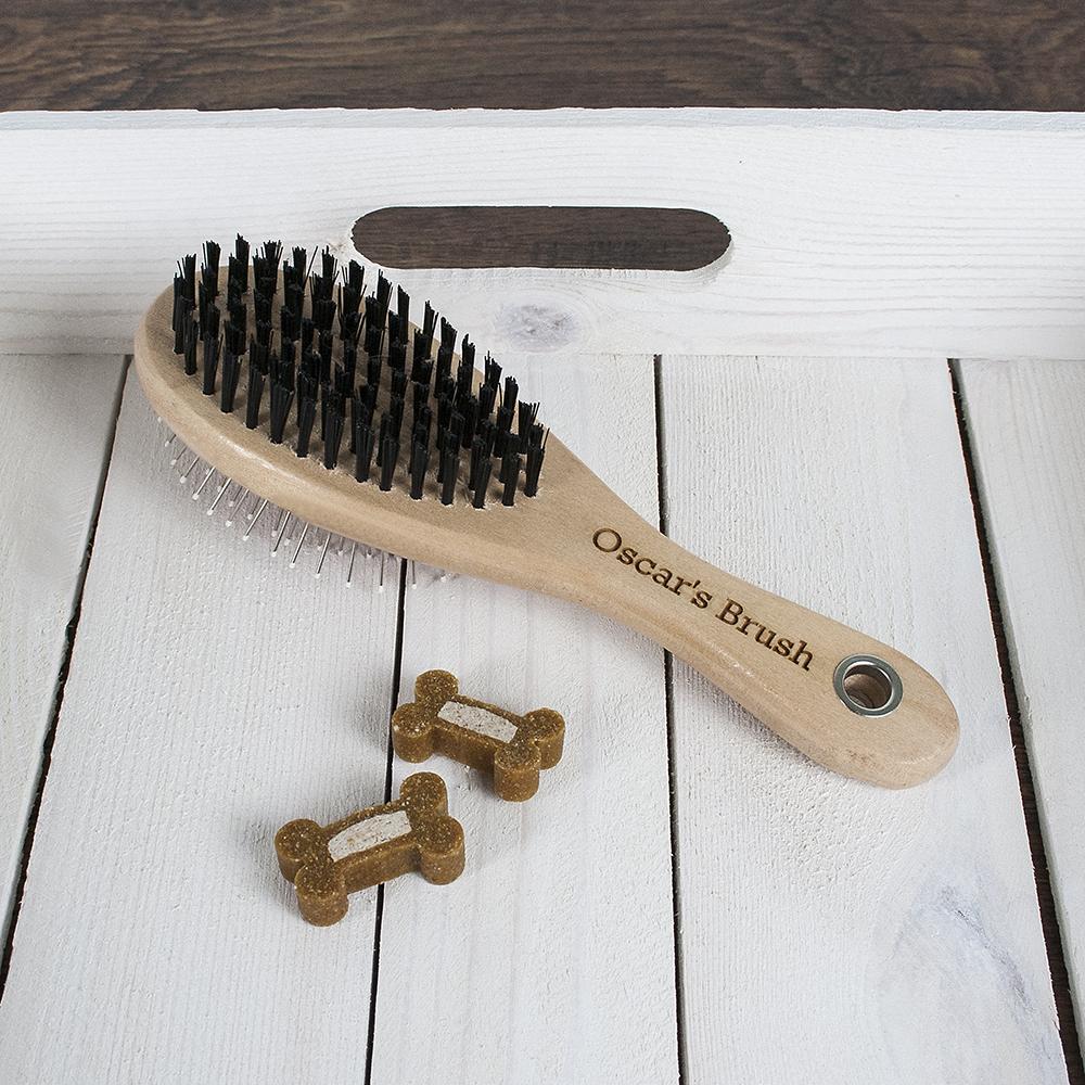 Wooden Dog Brush - Keep Things Personal