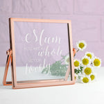 You Are Lovely Rose Gold Frame for Mum - Keep Things Personal